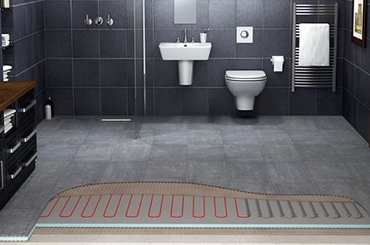 Gamme de plancher chauffant électrique à basse température sous carrelage